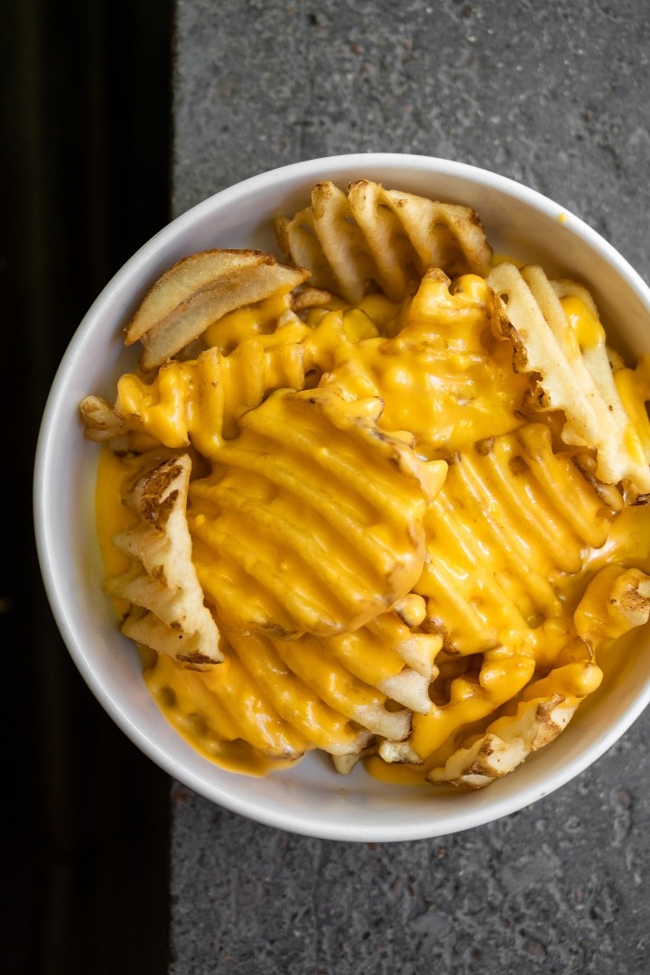 Waffle Fries with Cheese