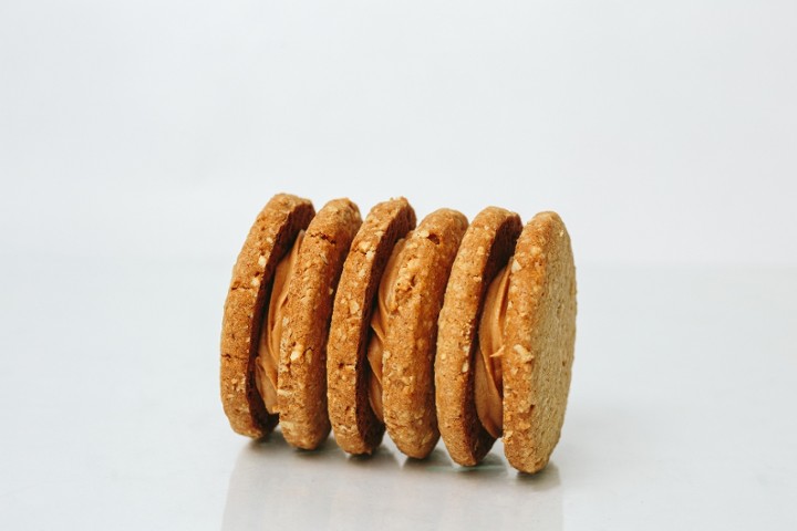 Peanut Butter Sandwich with Raspberry Jam