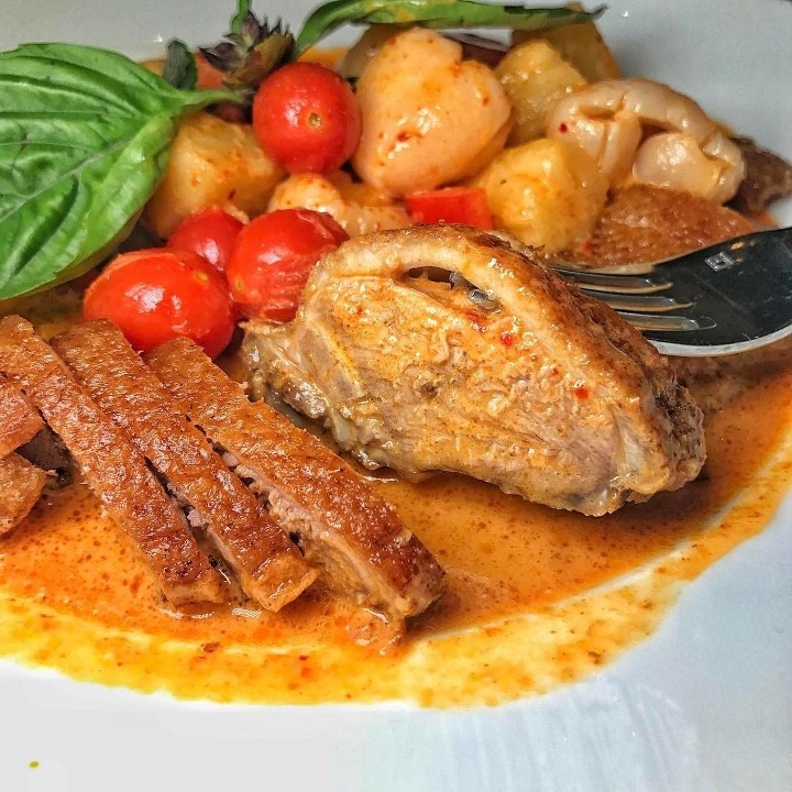 Roasted Duck in Red Curry