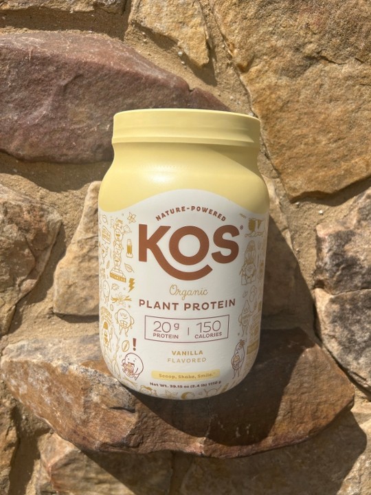 KOS Plant Based Vanilla Protein Powder - 30 Servings