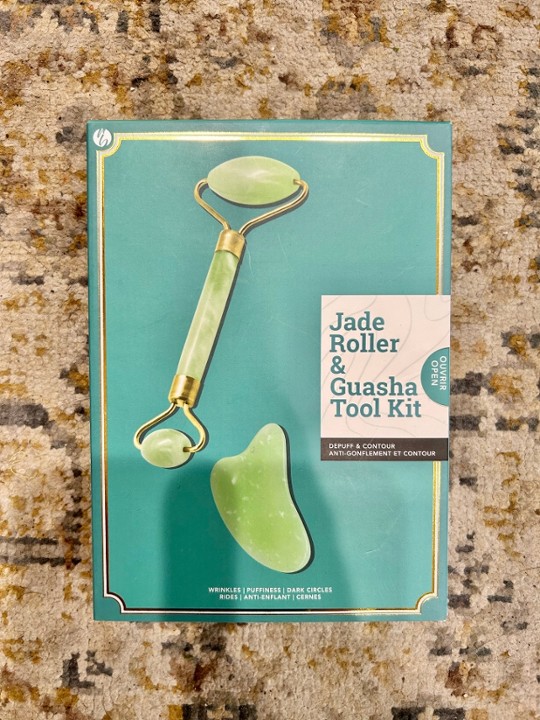 Jade Roller + Gua Sha Tool Kit