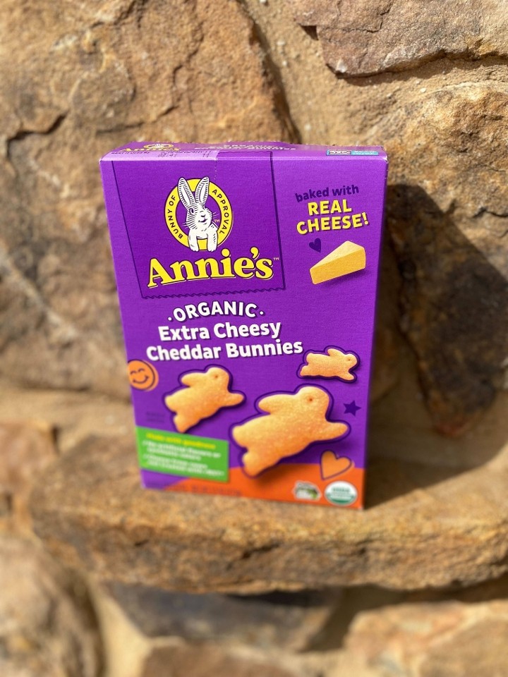 Annie's Organic Extra Cheesy Bunny Crackers - 7.5 oz