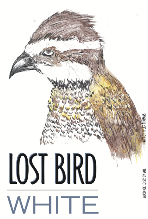 Lost Bird White - Glass