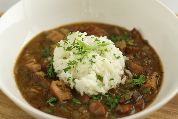 Chicken & Sausage Gumbo (Ind.)