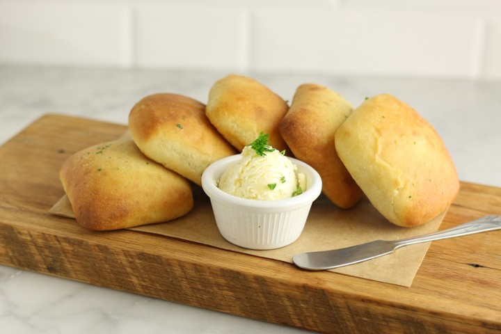 Yeast Rolls (5) with Crème Royale