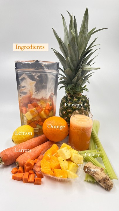 Orange detox juices Revitalizing pack (weekly pack 5 bags) give us 24 hours in advance
