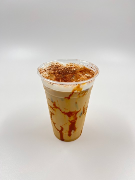 dulce de leche iced coffee (milk caramel syrup)