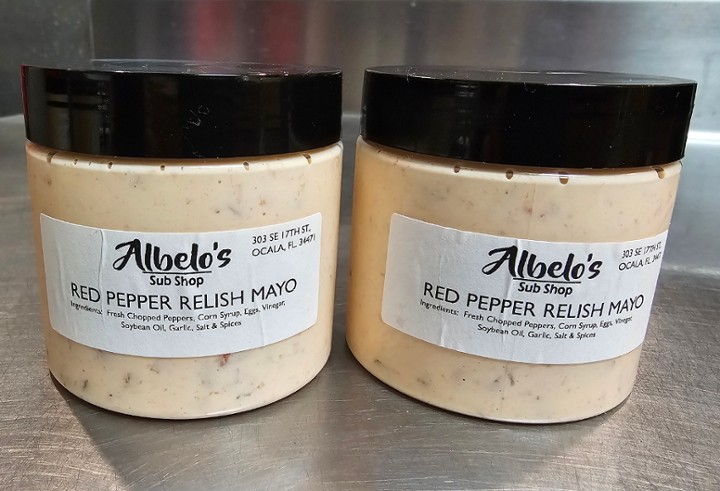 RED PEPPER RELISH MAYO 8 OZ