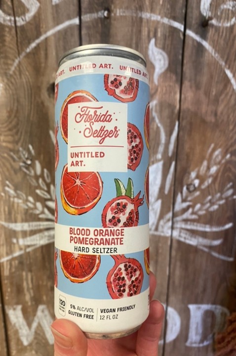 Blood Orange Pomegranate Hard Seltzer - Untitled Art