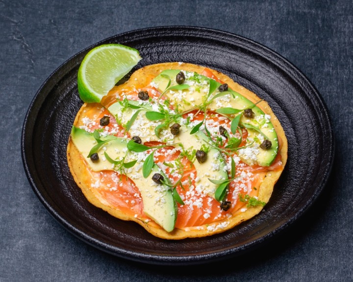 Faroe Islands Salmon Tostada