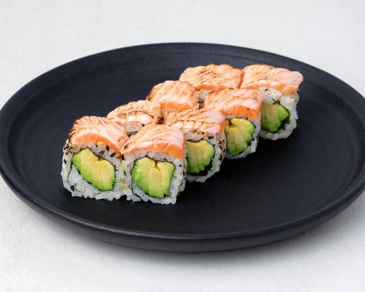 Torched Faroe Islands Salmon & Avocado Roll