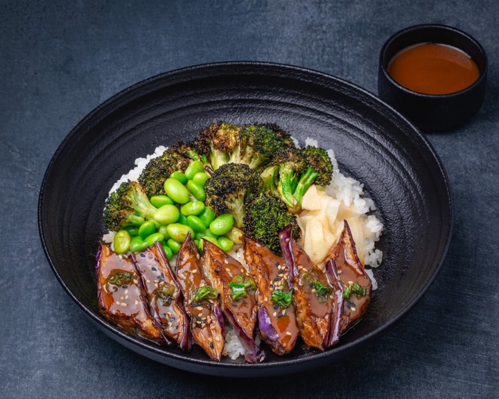 Miso Glazed Eggplant Bowl