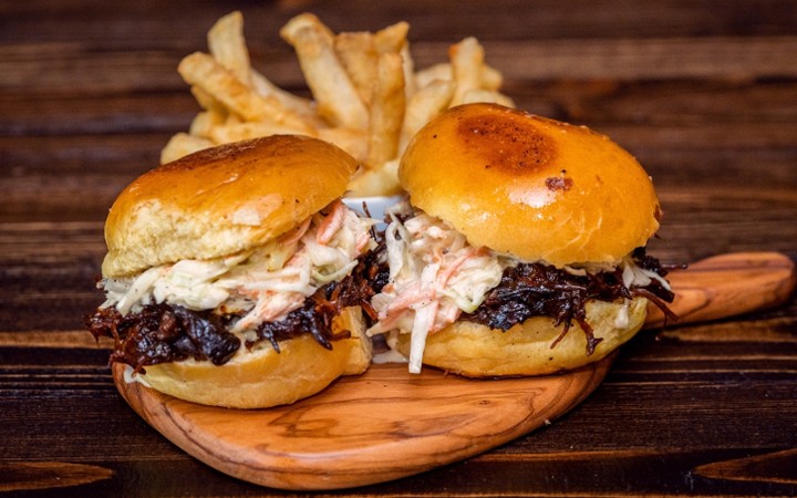 BBQ Pulled Brisket Sliders (2 Pieces)