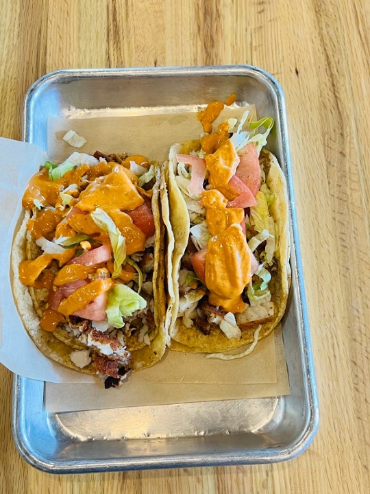 Taco Fish / Pescado (2 tacos in Order)