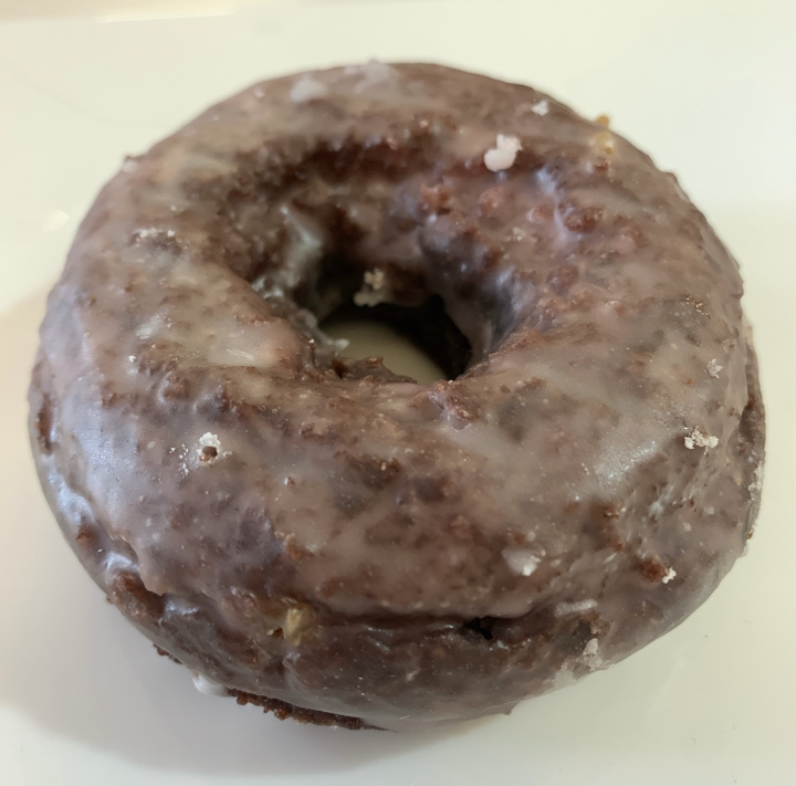 Chocolate Glazed Cake Donut