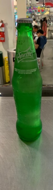 Glass bottle Sprite