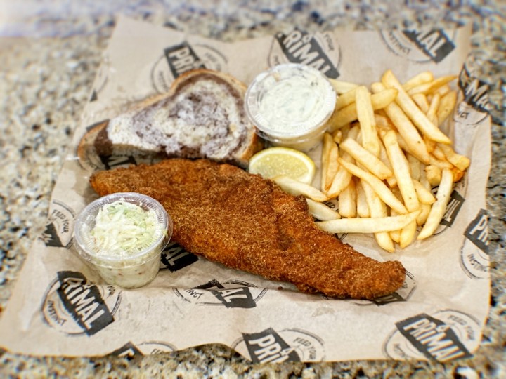 Fried Canadian Walleye Platter