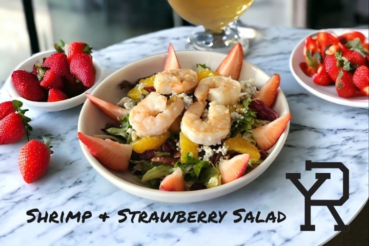 Grilled Shrimp & Strawberry Salad