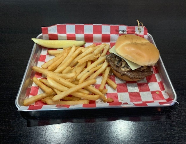 Mushroom Swiss Burger