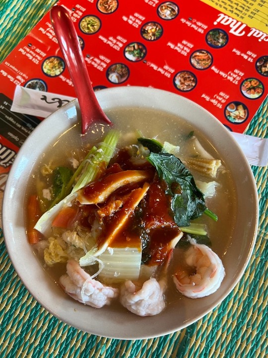 Sukiyaki (glass noodle soup)