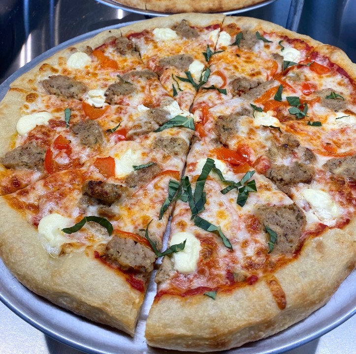 Meatball Pizza - Our Favorite!
