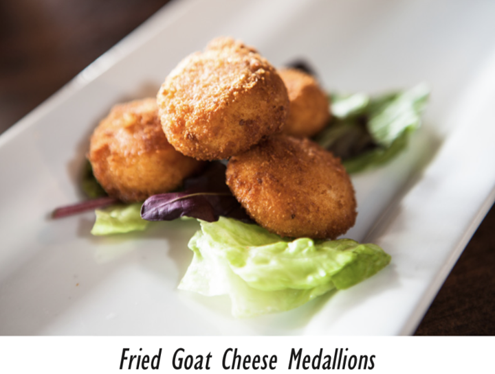 Fried Goat Cheese Medallions