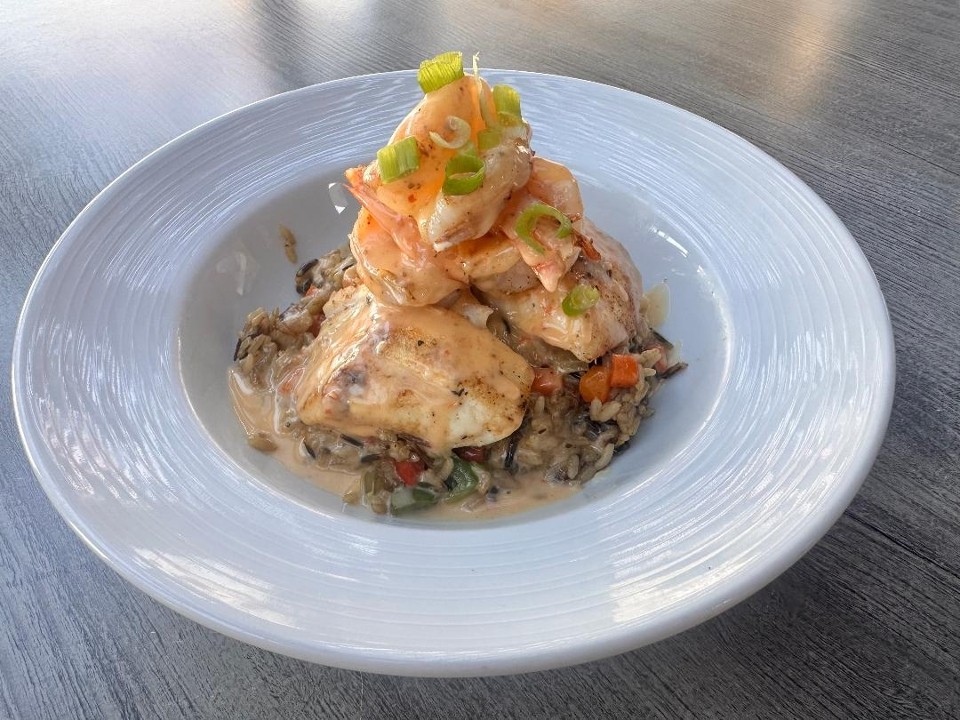 Dirty Rice Halibut