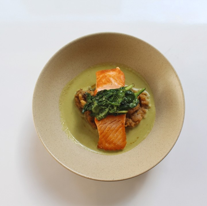 Salmon With Tomatillo Sauce