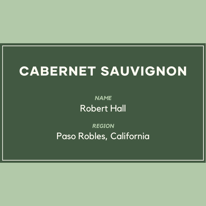 ROBERT HALL CABERNET DRAFT BOTTLE