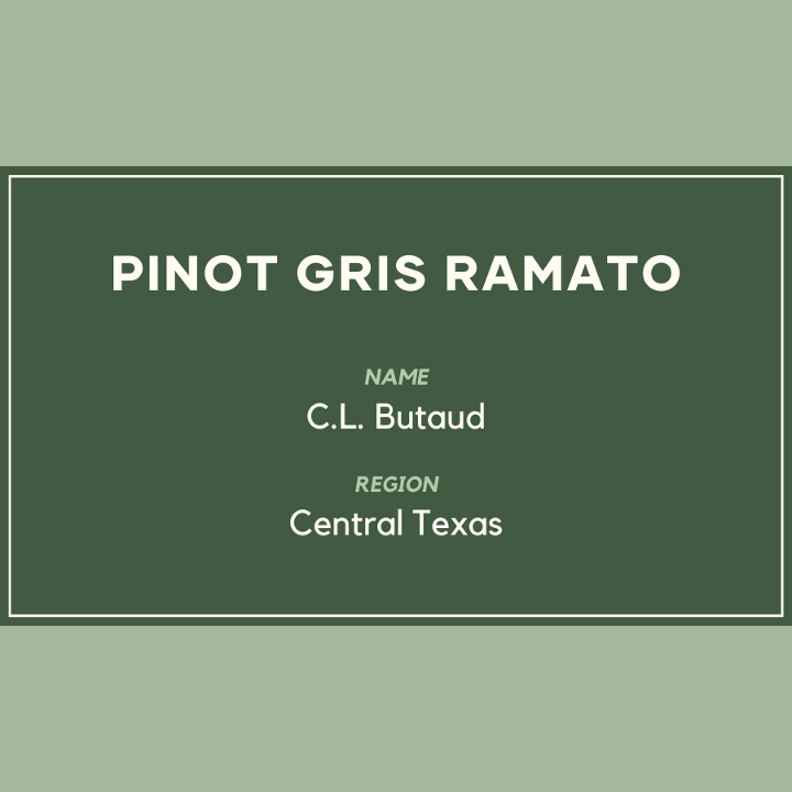 CL BUTAUD PINOT GRIS DRAFT BOTTLE