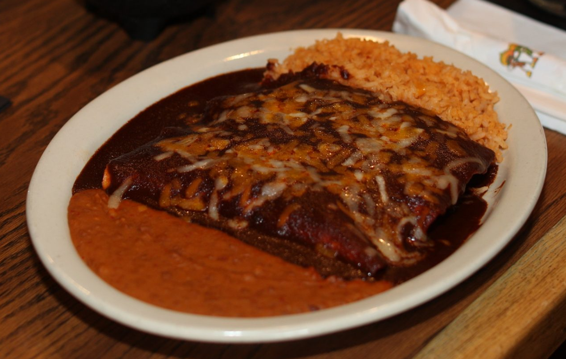 Chicken Mole Enchiladas