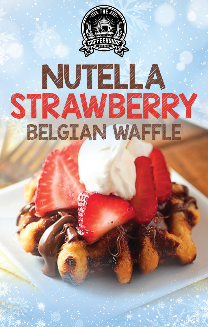Nutella Strawberry Belgian Waffle