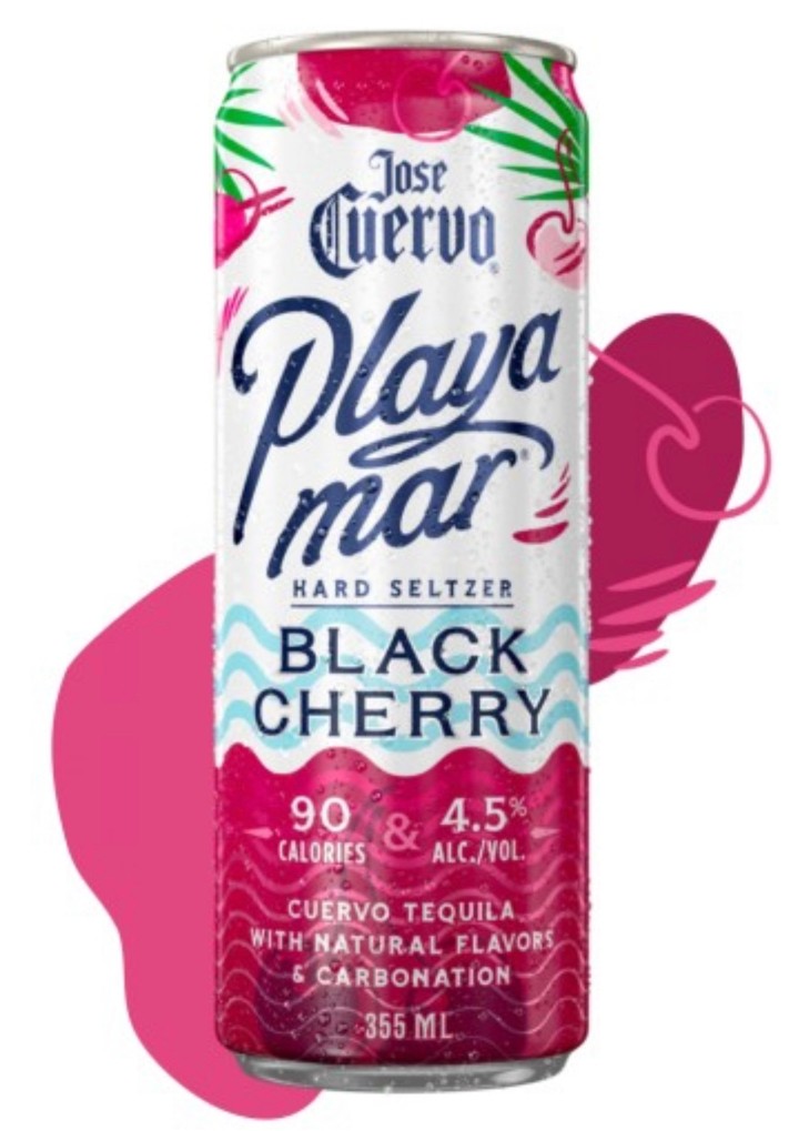 Playa Mar Black Cherry Seltzer