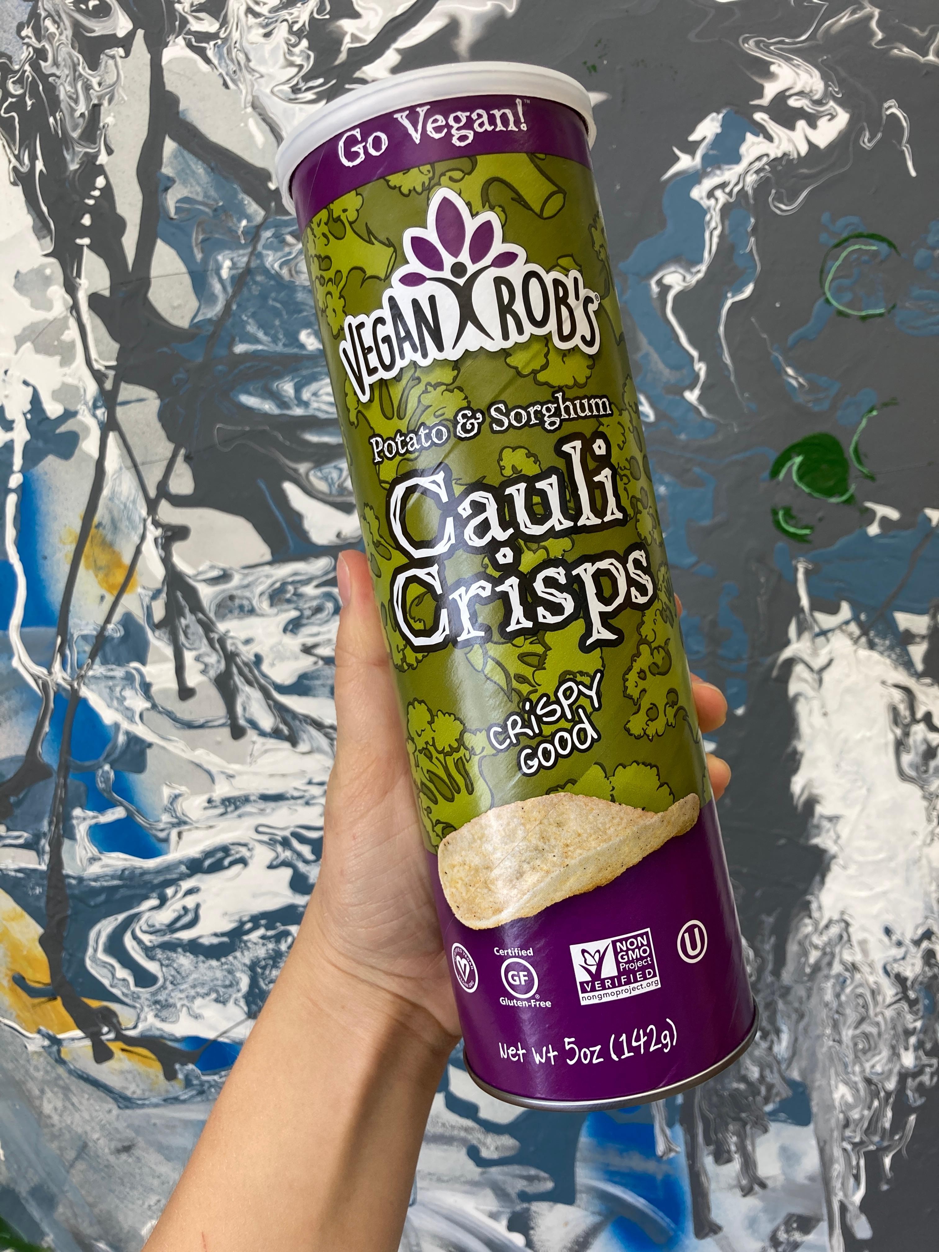 Vegan Robs Cauli Crips 5 oz "Pringles" Can