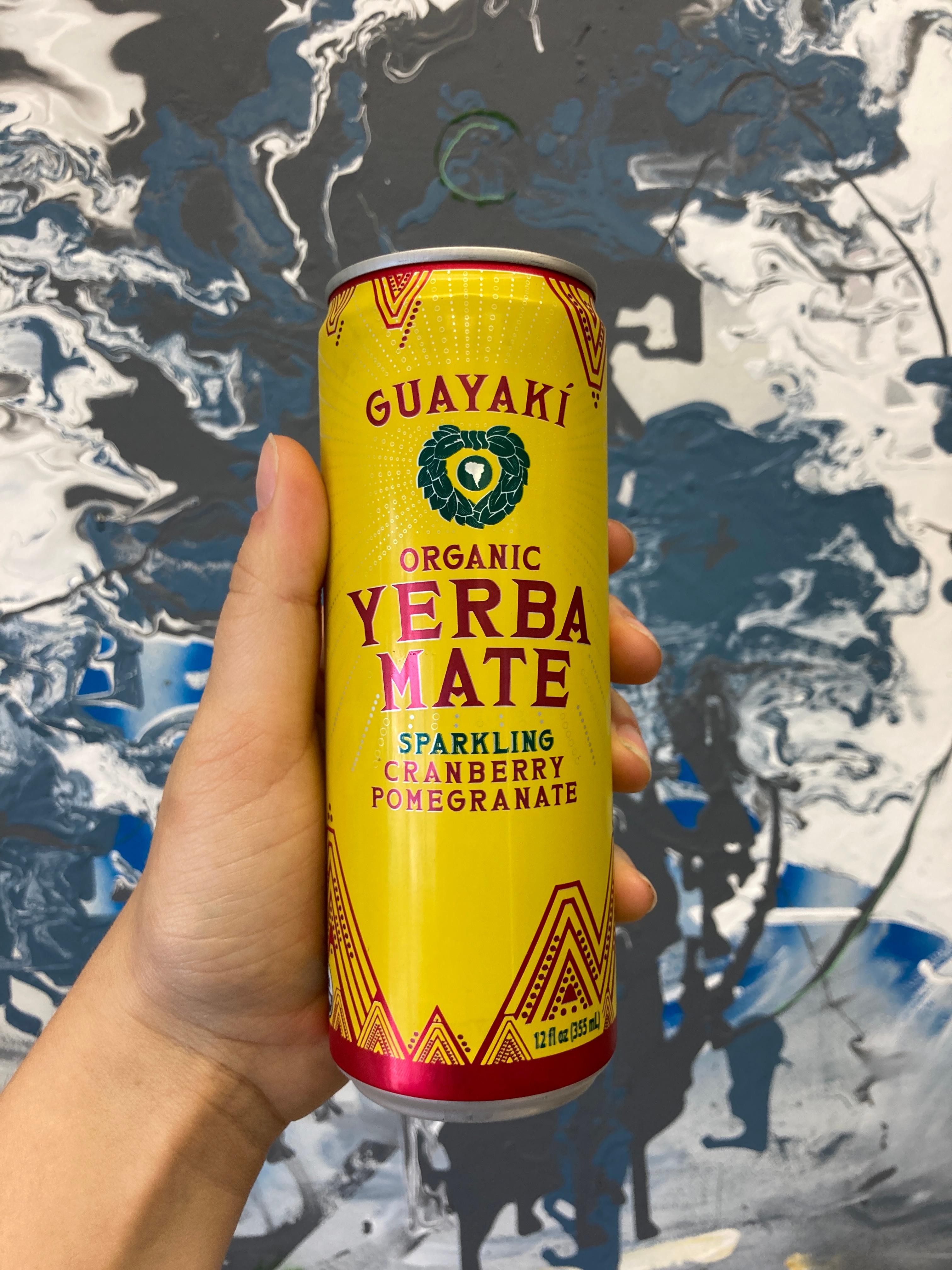 Yerba Mate Sparklers Cranberry Pomegranate 12 oz can