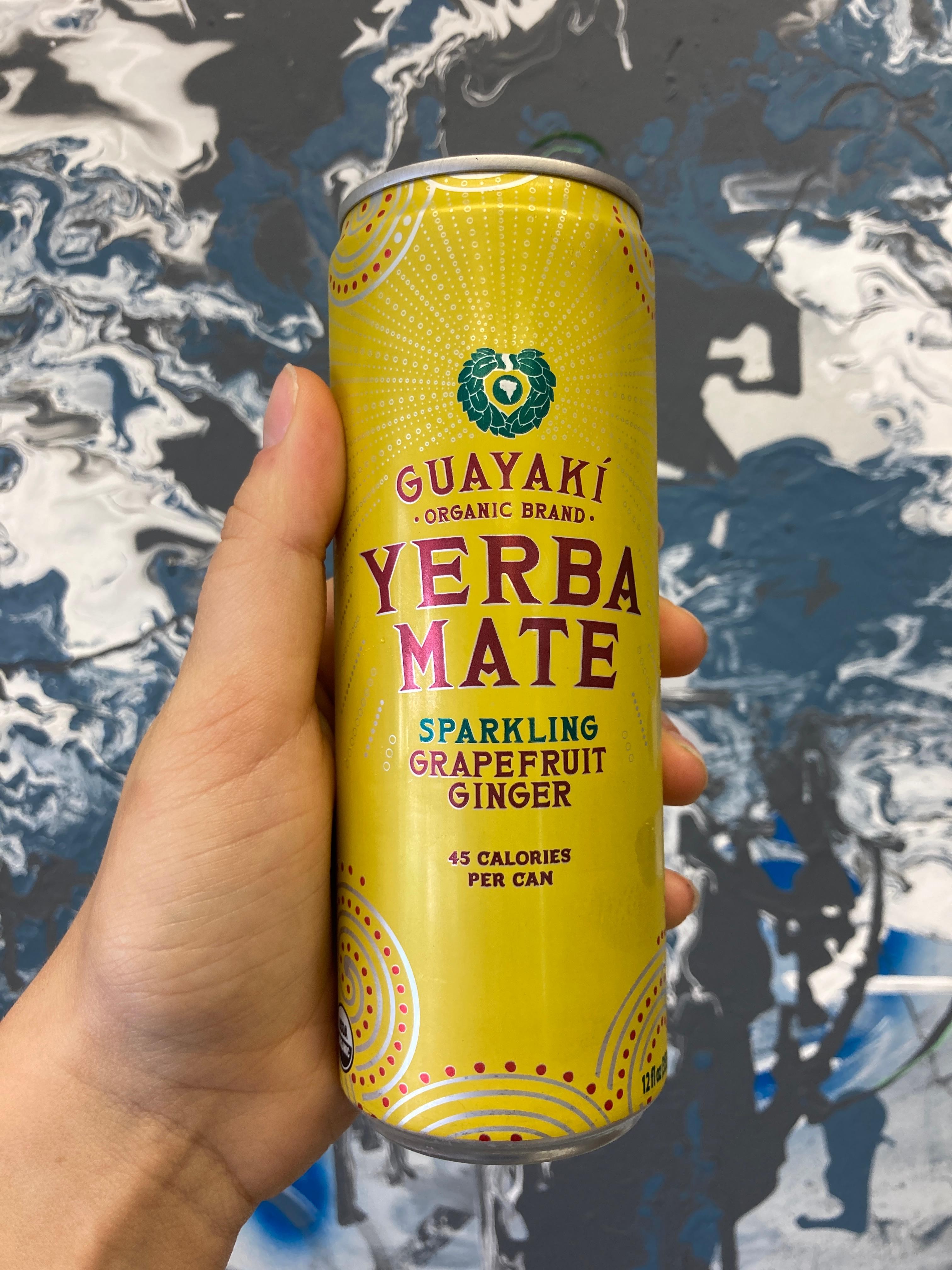 Yerba Mate Sparklers Grapefruit Ginger 12oz can