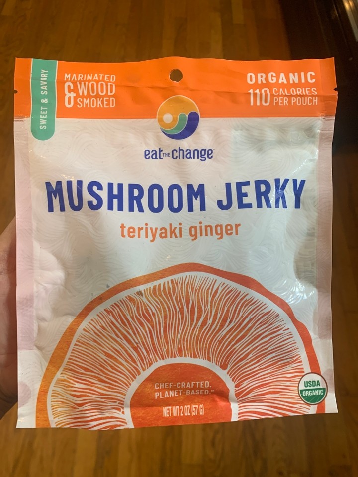 Teriyaki Ginger- Eat The Change Mushroom Jerky