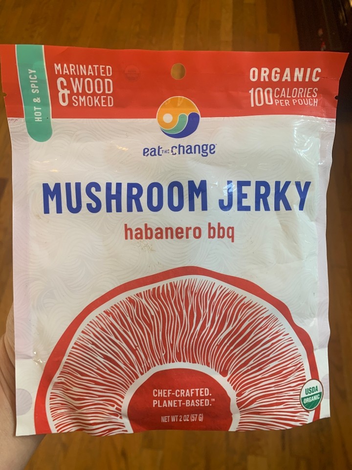 Habanero BBQ- Eat The Change Mushroom Jerky