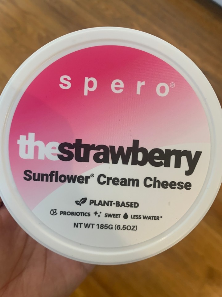 Spero Strawberry Sunflower Cream Cheese