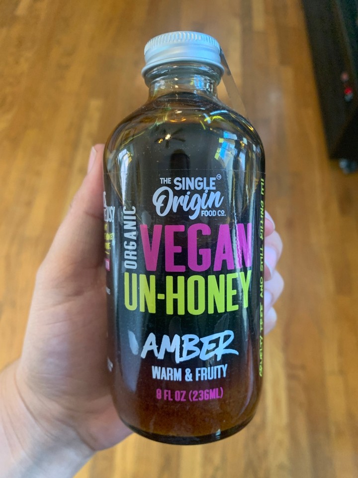 Organic Vegan Un-Honey Amber. Single Origin Food Co.