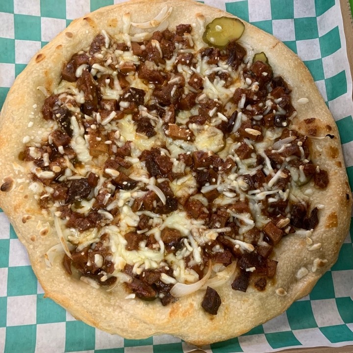 BBQ Pourk Pizza