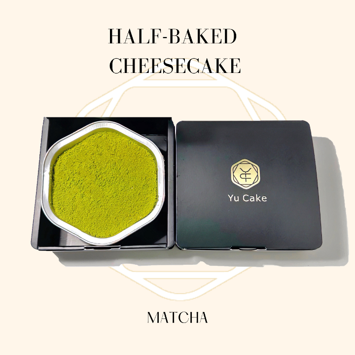 Matcha Half-Baked Cheesecake