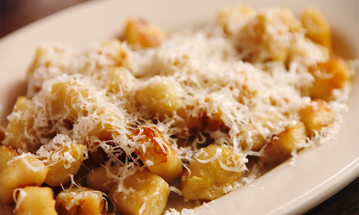 Pan Fried Gnocchi w/Parmigiana-Reggiano