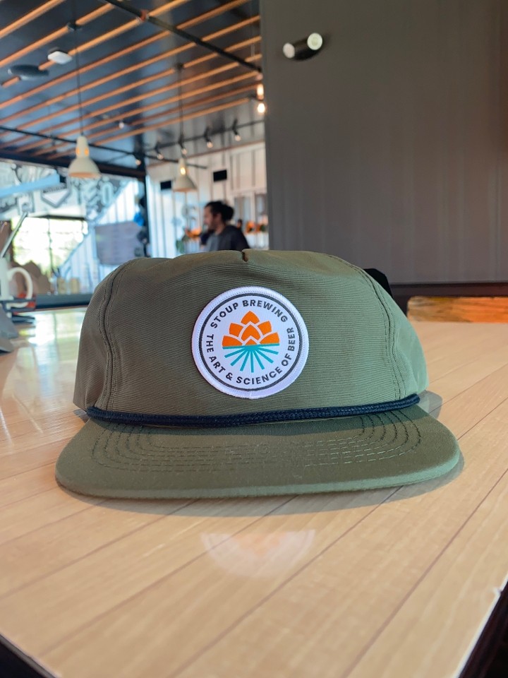 Olive Nylon Hat- Art of Science Patch
