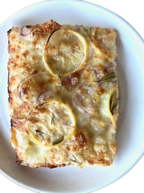 Rosemary + Lemon Square Slice (MONDAYS)