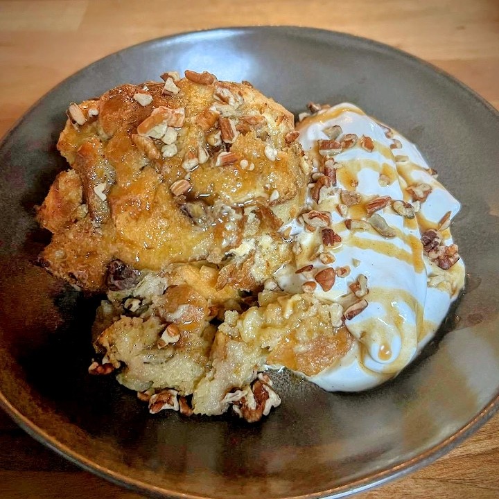 Maple Pecan Bread Pudding