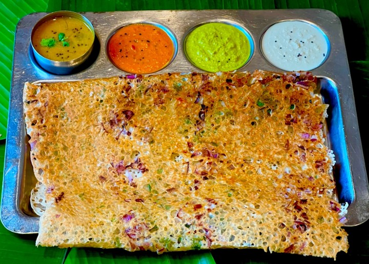 Togo-Ghee Onion Rava Dosa