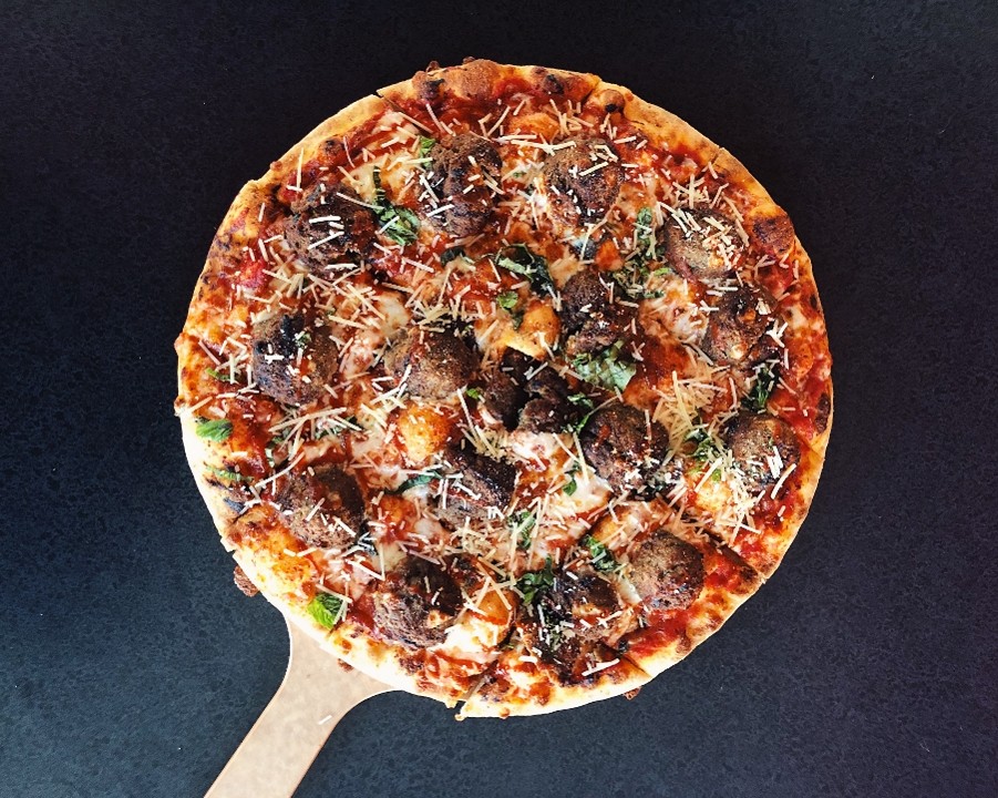 10" Gluten-free Spicy Meatball Pizza