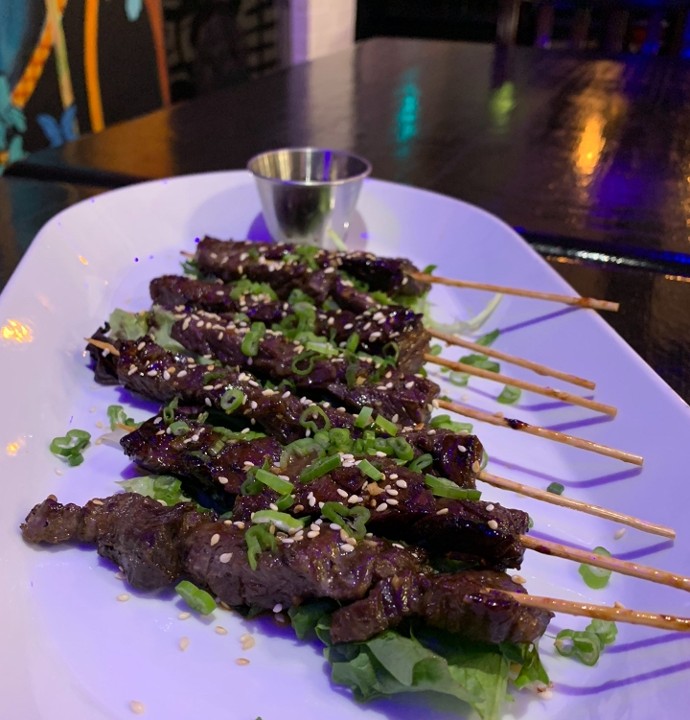 Grilled Asian Steak Skewers