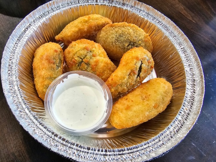 6 Breaded Jalapeno Poppers